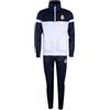 R ROGER'S Tuta Real Madrid ufficiale sportivo giacca + pantaloni blu marino Prodotto ufficiale, Blu marino e bianco, XX-Large
