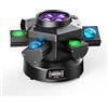 Ukfog 180W Teste Mobili LED RGBW Beam Luci da Discoteca 19CH Moving Head Palcoscenico per Disco Bar Festa Club illuminazione