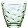 Bormioli Rocco Set 6 Pz Bicchieri Acqua in Vetro Flora Color Verde 26 Cl