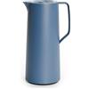 Emsa, Caraffa Termica Motiva, Thermos 100% Ermetico con Ampolla in Vetro, Capacità 1 L, Chiusura Quick-Press, Dimensioni 16,8 x 12,6 x 27,4 cm, Colore Blu Nordico