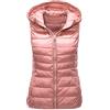 Generic Gilet Casual Unisex con Cerniera Tasca Allentata Giacca Senza Maniche con Cappuccio Giubbotto Grammi