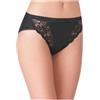 sloggi Chic Tai Offerta 4-8 Pezzi Slip Donna Cotone con Inserti in Pizzo (4 Pezzi Nero, Tg 6) INTIMOEGIDIO