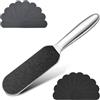 Tsathoggua Acciaio Inox Raspa Piedi e 20pcs Carta Abrasiva, Lima strumenti piedi, Lima per Piedi e Talloni, Calli Remover Pedicure Per Callosità, Pedicure Attrezzi