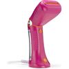 Conair GSC24PKE Stiratore verticale da viaggio con vapore potente, multi-voltaggio, testina regolabile, vapore 20g/min, serbatoio 80ml, appendino da viaggio pieghevole incluso, cavo da 2.4m, fucsia