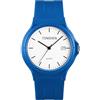 TONSHEN Donna Orologio Semplice Plastica Cassa e Gomma Cinturino Analogico Quarzo Impermeabile Orologi da Polso (Blu 2)