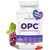 Bandini® Integratore OPC (95%) Estratto Semi d'Uva + Vitamina C, 200 capsule Vegane, OPC Puro da Uva Italiana con Contenuto più Alto Secondo HPLC, Antiossidante, Proantocianidina Oligomerica 95%