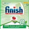 Finish Powerball All In One 0% Ecolabel - Senza profumi, fosfati e conservanti, 40 ripiani Lavastoviglie, 640 g