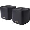 ASUS ZenWiFi XD4 Plus - Sistema Mesh WiFi 6 AX1800 (fino a 306 m², AiMesh, AiProtection, Parental control, Router App), set da 2, Nero