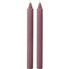 Cereria Di Giorgio - 8 Candele decorative scanalate Doriche - Diametro 2.2 cm Altezza 25 cm - Colore Prugna - Durata 8 ore