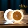 Generico Luce Notturna Wood, Luci Sensore Movimento, per Interno Lights Ricaricabile USB, Magnetica Adesiva, Illuminazione LED Scale, Camere, Corridoi, Luce Armadio, Garage, Cucine, Bagno, Muro