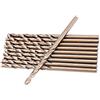 Yosoo Health Gear Punta Acciaio 3,2mm, Punta Trapano Corta Cobalto, Set Punte Trapano Professionali, Hss-co, Set Punte Trapano Cobalto M35 Set Punte Hss-co 1.0-5.0mm, Punte Hss 3,2mm, Punte Cobalto Elicoidale