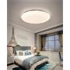 Kovalmax® Plafoniera led luce naturale lampadario a soffitto effetto brillantini 36 w c36n