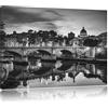 Pixxprint Cattedrale di San Pietro a Roma Stampa su Tela 60x40 cm Artistica murale