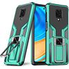 SORAKA Cover per Xiaomi Redmi Note 9 Pro con Supporto Cover protettiva resistente Cover Xiaomi Redmi Note 9S con piastra metallica per Telefono Magnetico Supporto Auto