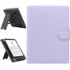 HoYiXi Custodia Universale Compatibile con 6-6.8'' Kobo/PocketBook/Tolino/Sony E-Book Reader 6.8'' Kindle Paperwhite/6 Nuovo Kindle 2022 & 2019/Kobo Clara HD/Kobo Clara 2E Cover con Stand,Viola.