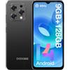 DOOGEE N55 Smartphone 2024, Smartphone Android 14, 9（4+5） GB+128GB/1TB, 6.56 HD+90Hz, 13MP Fotocamera, Telefono 5150mAh Batterie, 4G Dual SIM 2.4G/5G WiFi OTG -Telefono Cellulare