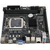 Bewinner Scheda Madre H61S LGA 1155, Scheda Madre DDR3 a 2 Canali per I7, I5, I3, Scheda Madre PC con VGA, HD, Interfaccia WiFi, Slot M.2, Scheda Madre ITX per Desktop