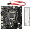 Cuifati Scheda Madre per Computer LGA 1155 DDR3, per Scheda Madre Gaming con 3 SATA2.0/1 SATA3.0, Dual Channel DDR3 , Connettore di Alimentazione 4PIN/24PIN