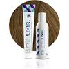 Pop Italy Soielixir Tinta Permanente per Capelli in crema SENZA Resorcina, Parafenilendiammina e Ammoniaca 93 Colori - 100 ml - (Pack Tinta + Ossigeno 20 vol. - 8/3 Biondo Chiaro Dorato)