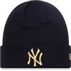 New Era Berretto con Risvolto York Yankees - MLB Metallic - Nero-Oro