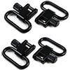 GUGULUZA 4 pezzi 2,5cm sgancio rapido anelli per chinghia, Metallo, Gun Sling Swivel