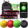 TEKXYZ Reflex Ball per Boxe Pallina Rimbalzante Allenamento Pugilato Pacchetto Famiglia BYRG Boxing Reflex Ball Family Pack BYRG
