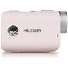 MILESEEY Golf Telemetro tascabile di fascia alta con IP65 impermeabile, 1000 metri di telemetro laser ricaricabile per il golf, asta per bandiera con blocco rapido delle vibrazioni
