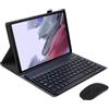Generic Custodia con Tastiera per Samsung Galaxy Tab A7 Lite da 8,7 Pollici 2021 Modello (SM-T220/T225/T227), Copertura con Supporto Leggero con Tastiera Staccabile Magneticamente,Mouse Bluetooth,Nero