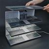 Vetrina per parcheggio 1/64 con luci a LED per bambole Action Figure