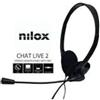 Nilox Cuffie Nilox con microfono 2xJack 3.5mm [NXCM0000004]