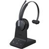 Yealink Cuffie Yealink WH64 Mono UC Wireless Bluetooth DECT ibride con Stazione di ricarica Nero [1208672]