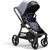 BABY JOGGER City Sights Passeggino 4 ruote grandi, per tutti i terreni, seduta reversibile, richiudibile con una mano, convertibile in sistema modulare con carrozzina, da 0 fino a 22kg Commuter
