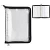 Ehuihuan Porta Carte Fotografiche Kpop, Formato A5 Raccoglitori, Raccoglitori ad Anelli con Chiusura Lampo, File di Carte Fotografiche, Raccoglitori Trasparenti
