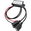 Heemol Adattatore USB da 12V a USB,Convertitore Buck da 12V a 5V Impermeabile,Convertitore di Tensione di Alimentatore da 3A 15W DC a DC per Auto (DoppiaUSB)