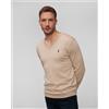 Polo Ralph Lauren Maglione Beige Con Lana Da Uomo Polo Ralph Lauren