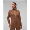Varley Giacca Marrone In Maglia Da Donna Varley Ridgefield Longline Jacket