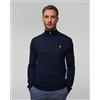 Polo Ralph Lauren Maglione Blu Scuro Con Lana Da Uomo Polo Ralph Lauren