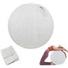 PEESHON Copertura per Palla Da Yoga,Copertura per Palla Da Ginnastica,65cm Copertura per Palla Da Equilibrio per Palloni Da Fitness, Pilates, Yoga, Palla Da Ufficio, Pallone Da Allenamento, PC-01