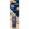 LYRA L4498006 DRY - Set di 12 mine di ricambio in grafite da falegname, 2,8 mm, specifiche per legno, in blister