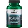 Swanson Health Products L-Arginina e L-Ornitina 100 Capsule