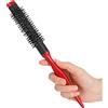 YUYTE Spazzola Rotonda, Pettine a Rullo in Lana in Legno, Pettine Cilindrico in Alluminio Ceramico in Nylon con Setole, Pettine Massaggiante per Cuoio Capelluto Capelli Lisci per Capelli Sottili o Corti(04)