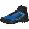 Adidas Terrex AX4 Mid GTX, Scarpe da Escursionismo Uomo, Multicolore (Blue Rush Core Black Turbo), 38 2/3 EU