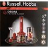 BOSH RUSSELL HOBBS FRULLATORE AD IMMERSIONE DESIRE 3 IN 1 ROSSO/NERO NUOVO GARANZIA