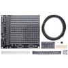 DONGKER Scheda Pratica Saldatura Componenti,DX-TP17 300 256 LED Kit Saldatura Schermo Pubblicitario Fai-da-te