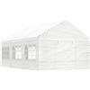 vidaXL Gazebo con Tetto Bianco 6,69x4,08x3,22 m in Polietilene