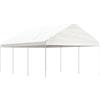 vidaXL Gazebo con Tetto Bianco 6,69x4,08x3,22 m in Polietilene