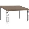 vidaXL Gazebo a Parete 4x3x2,5 m Talpa