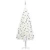 vidaXL Set Albero Natale Artificiale con LED e Palline Bianco 240 cm