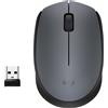 Logitech M170 Grey-K, Ambidestro, Ottico, RF Wireless, 1000 DPI, Grigio 910-004642