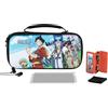 Konix Kit iniziale di accessori da gioco Konix One Piece per Nintendo Switch, Switch Lite e Switch OLED, custodia, pellicola protettiva per lo schermo, auricolari